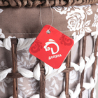 Корзина для белья универсальная плетёная Доляна «Розы», 49×38×53 см, - Фото 3