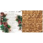 Бумага для скрапбукинга «Зимняя лазурь», 29,5 × 29,5 см 160 гр/м2 - Фото 3