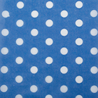 Бумага упаковочная тишью "Горох", голубой, 50 х 66 см - Фото 2