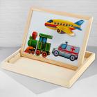 Конструктор магнитный «Транспорт», в деревянной коробке - Фото 5