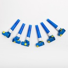 Дудка язычок «Горох», набор 6 шт., синий  (артикул 1111293)  большой выбор товаров оптом и в розницу по низким ценам с доставкой