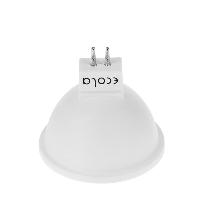 Лампа светодиодная Ecola, GU5.3, 5.4 Вт, 4200 K, дневной белый, матовое стекло - фото 1887662427