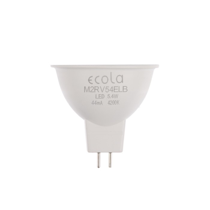Лампа светодиодная Ecola, GU5.3, 5.4 Вт, 4200 K, дневной белый, матовое стекло - фото 1887662423