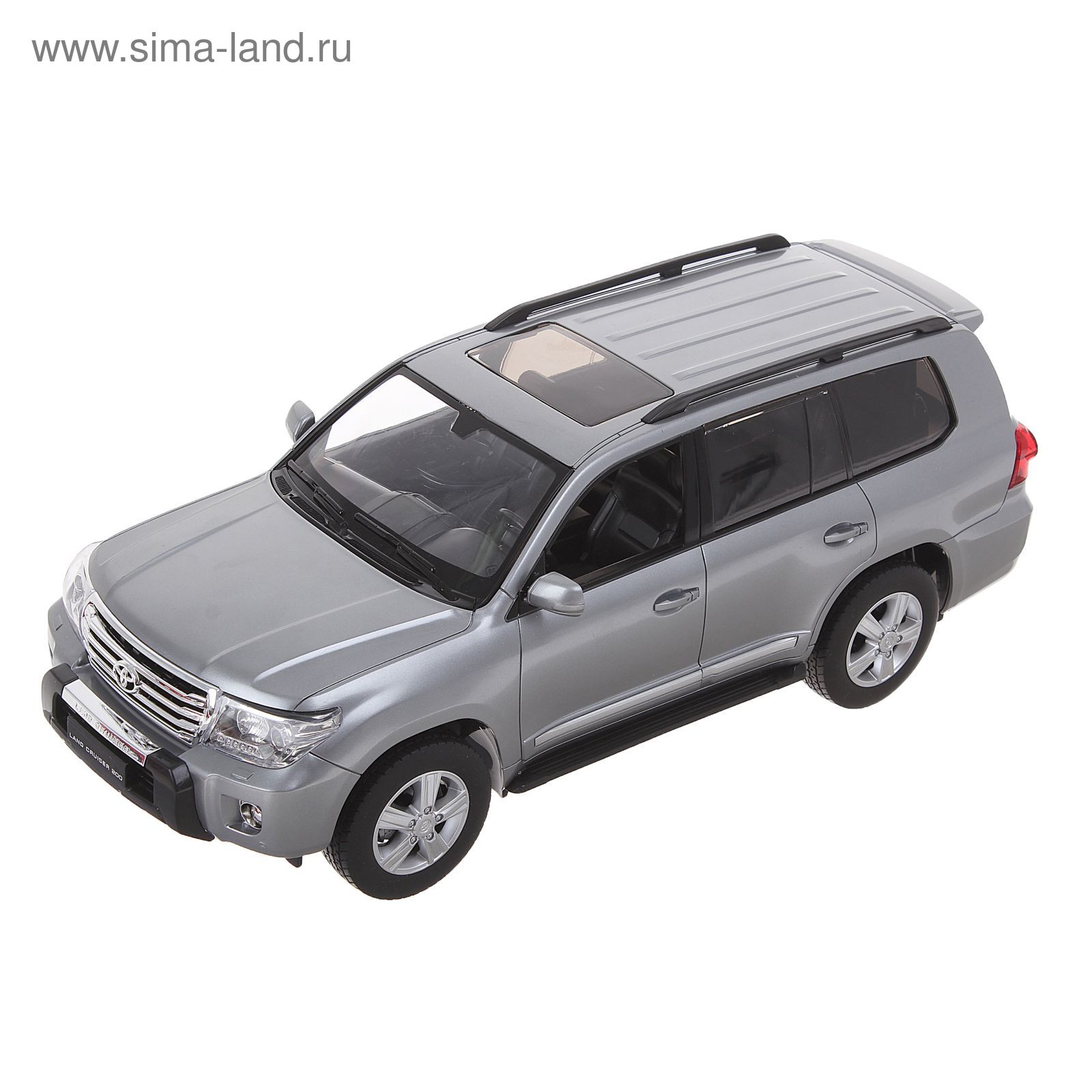 Машина радиоуправляемая TOYOTA LAND CRUISER 200, с аккумулятором, масштаб  1:16, световые эффекты, цвета МИКС