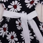 Платье для девочки "Осенний блюз", рост 116 см (60), цвет тёмно-синий/белый - Фото 2