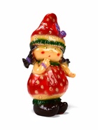 Садовая фигура из гипса «Девочка - клубничка», 11×15×31 см - Фото 2