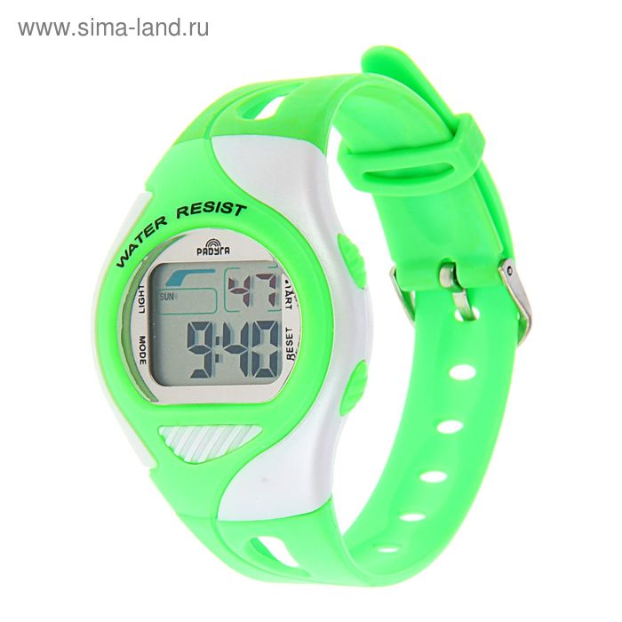 Часы наручные женские "Радуга" 418 зеленые - Фото 1