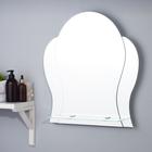 Зеркало «Манго», настенное, с полочкой, 53,5х57 см - фото 319688536