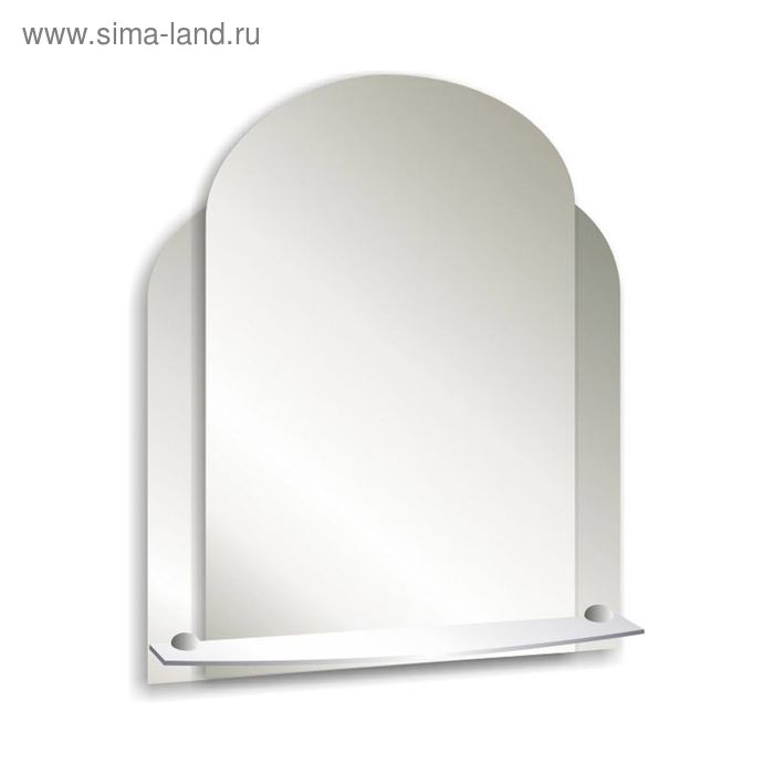 Зеркало «Виктория», настенное, с полочкой, 51х57,5 см - Фото 1