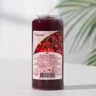 Свеча - цилиндр ароматическая "Вишня", 4х9 см, 11 ч, 88 г, бордовая 1192422 - фото 14468268