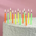 Свечи для торта "Красочные", 6,5 см, 12 шт - фото 9906554