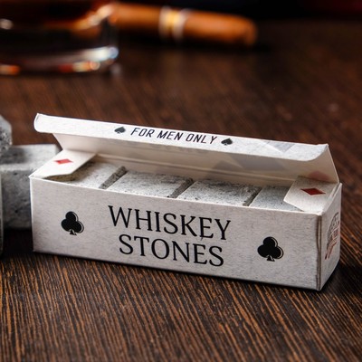 Камни для виски «Покер», натуральный стеатит, 4 шт.