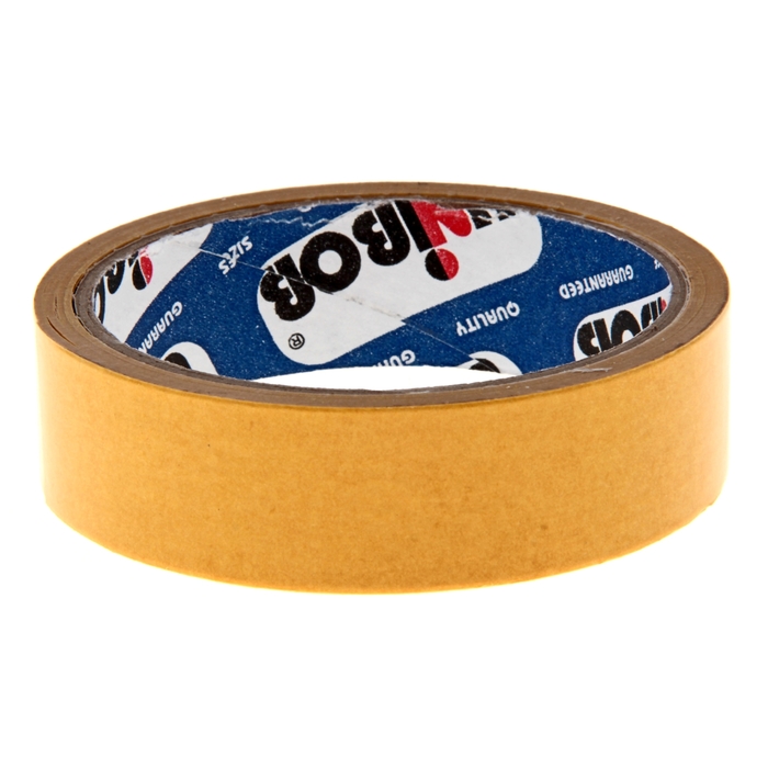 Клейкая лента UNIBOB, двусторонняя, белая основа, 25 мм × 10 м - Фото 1