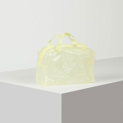 Косметичка ПВХ, отдел на молнии, 2 ручки, цвет сиреневый