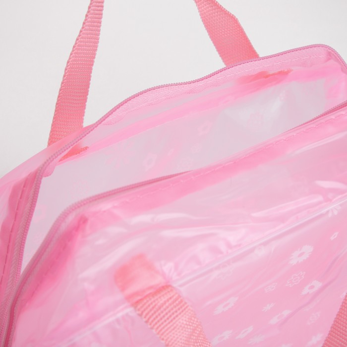 Косметичка на молнии, цвет розовый 13525