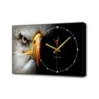 Часы-картина настенные, серия: Животные, "Орёл", плавный ход, 57 х 35 х 4 см - Фото 1