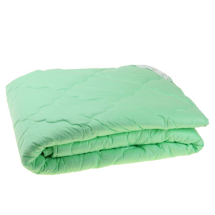 Одеяло "Этель" Алоэ-Вера 200*220 см, сатин, 300 гр/м2 - Фото 1