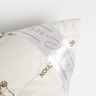 Подушка "Этель", подстёжка — овечья шерсть, 70х70 см, тик - Фото 2