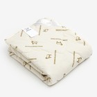 Одеяло "Этель" Овечья шерсть 110*140 см, тик, 300 гр/м2 - фото 108296815