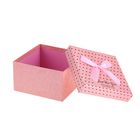 Набор коробок 3 в 1 "Сердечки на розовом", 13 х 13 х 7,5 - 9 х 9 х 5,5 см - Фото 3