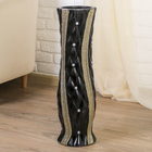 ваза керамика напольная 60 см изящество золотое ромбы (2 вида) - Фото 1