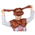 Детский карнавальный костюм "Пёс Барбос": шапка, накидка на липучке - Фото 2