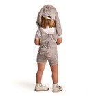 Карнавальный костюм детский «Заяц», шапка, комбинезон, мягконабивная морковка, 1-2 года, рост 92 см - Фото 5