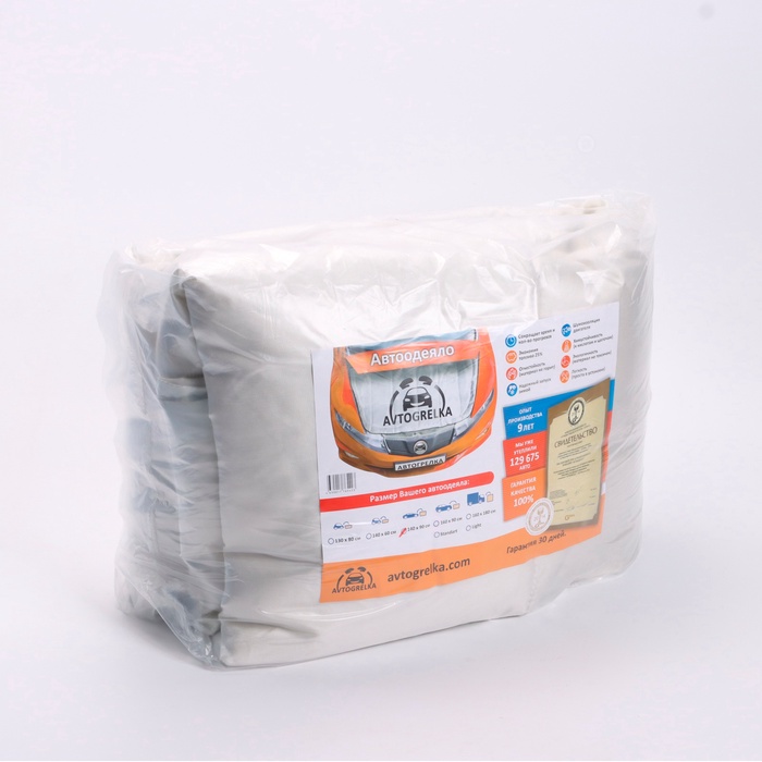 Автоодеяло для двигателя Avtogrelka, 140×90 см - Фото 1