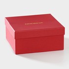 Чайная пара Доляна «Колокольчики», чашка 250 мл, блюдце d=15 см, керамика, белая - Фото 7