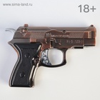 Зажигалка «Пистолет», пьезо, газ, микс - Фото 1