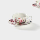 Набор чайный керамический Доляна «Колокольчики», 4 предмета: чашка 250 мл, блюдца d=15 см - Фото 3