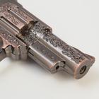 Зажигалка газовая "Револьвер", пьезо, бронза - Фото 4