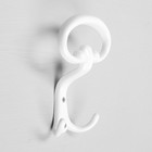 Крючок-вешалка №19, полимер, 25 шт. - Фото 1