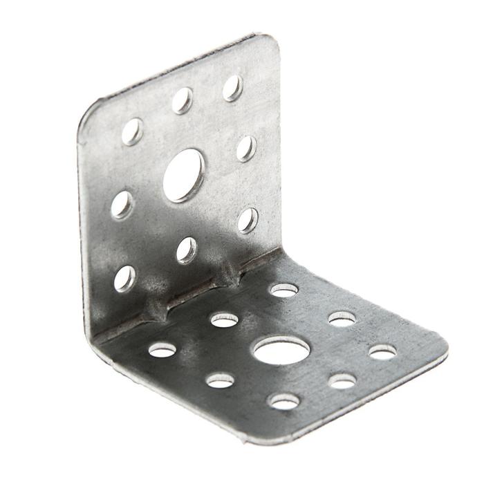 Уголок крепёжный усиленный 40 х 40 х 40 х 1.5 мм, ГОЦ - Фото 1