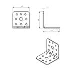 Уголок крепёжный усиленный 40 х 40 х 40 х 1.5 мм, ГОЦ - Фото 3