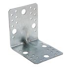 Уголок крепёжный усиленный 105 х 105 х 90 х 2 мм, ГОЦ, крупная фасовка - Фото 1