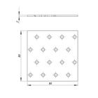 Пластина крепёжная, оцинкованная, 80 х 80 х 2 мм - Фото 3