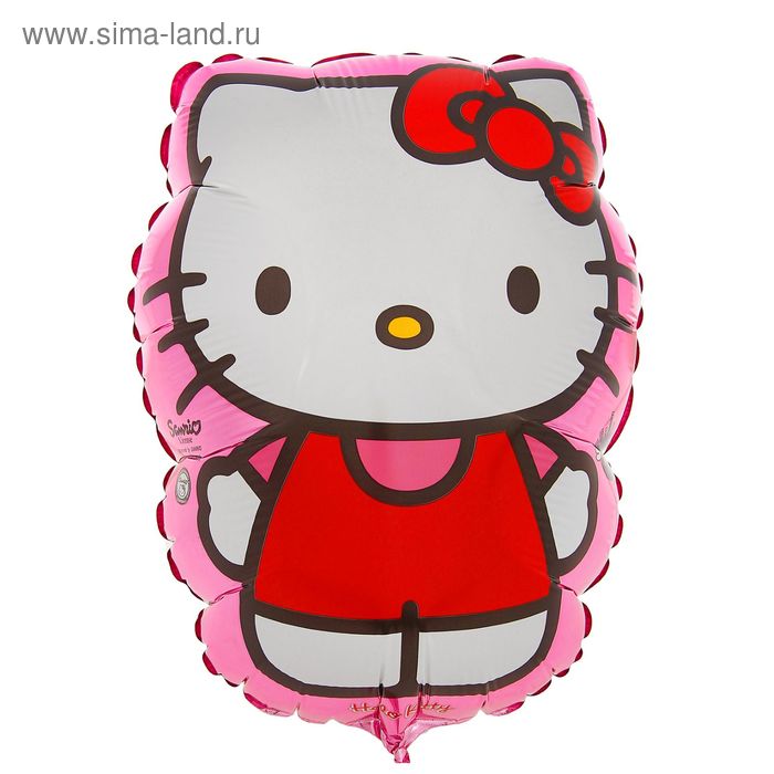 Шар фольгированный 12" Street Hello Kitty, для палочки - Фото 1