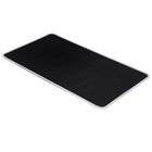 Коврик противоскользящий 14,5х26см, черный с белой окантовкой - Фото 1