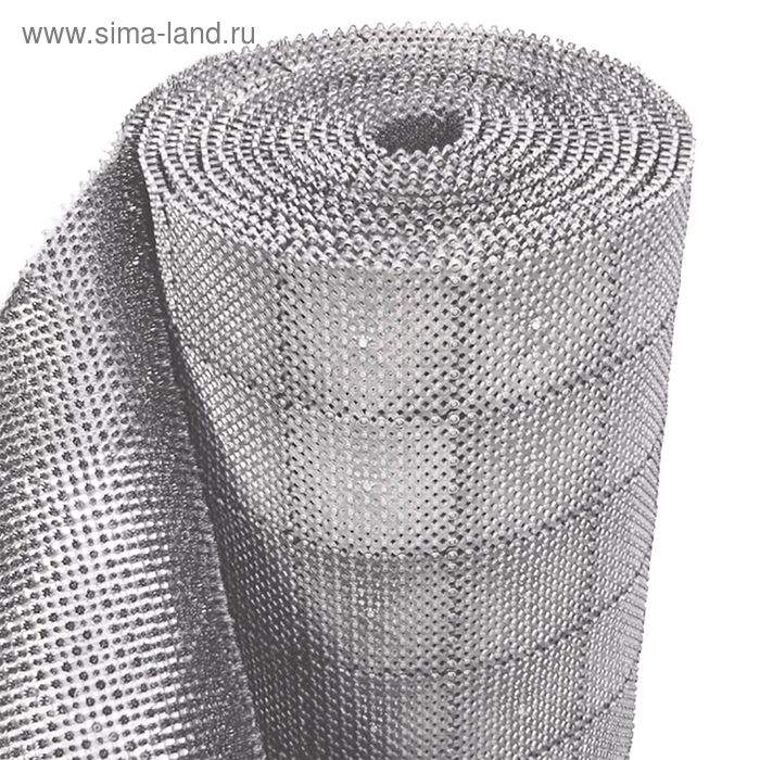 Покрытие ковровое щетинистое «Травка», ширина 98 см, рулон 11,8 м, цвет серый - Фото 1
