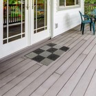 Покрытие ковровое щетинистое без основы «Травка», 40×53 см, чёрно-серый - Фото 2