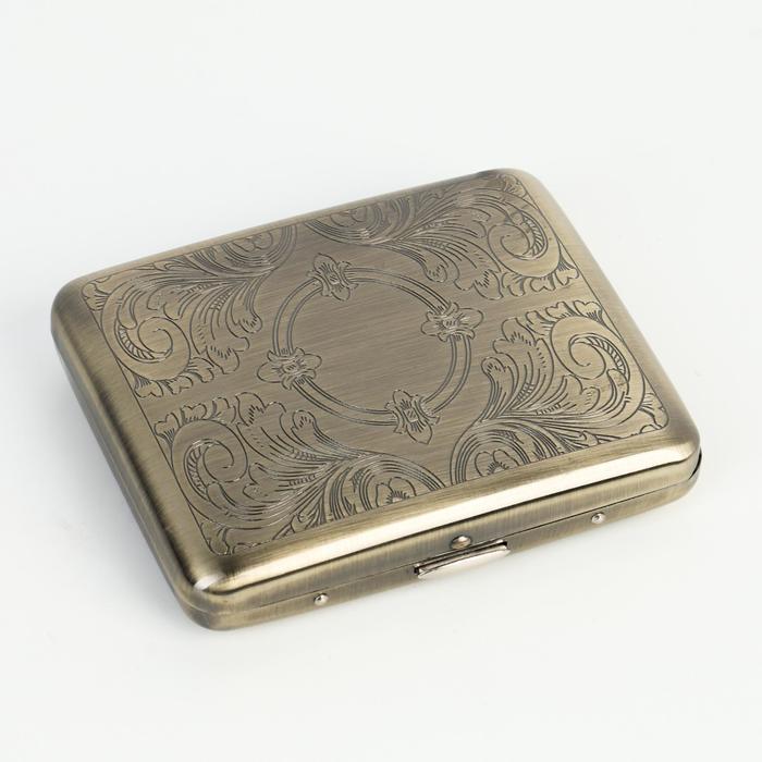 Портсигар на 20 сигарет "Марокко", 9.3 х 8 - Фото 1