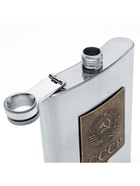 Подарочный набор «СССР»: фляжка 270 мл, 2 стопки, воронка, брелок - Фото 5