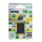 Карта памяти Mirex microSD, 16 Гб, SDHC, класс 10, с адаптером SD - Фото 2