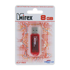 Флешка Mirex ELF RED, 8 Гб, USB2.0, чт до 25 Мб/с, зап до 15 Мб/с, красная - Фото 3