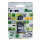 Карта памяти Mirex microSD, 8 Гб, SDHC, класс 10, с адаптером SD - Фото 5