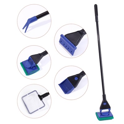 Набор для ухода за аквариумом 5 в 1, длина ручки 40.7 см