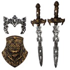 Набор игровой "Рыцарь средневековья": 2 меча, щит, защитная накладка на голову - Фото 1