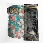 Грунт для аквариума DECOR DE «Галька цветная», фр. 8-12 мм, салатовый/белый/бирюзовый/розовый, 800 г - Фото 2