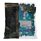 Грунт для аквариума DECOR DE «Галька цветная», фр. 8-12 мм, голубой/синий/белый/бирюзовый, 800 г - Фото 2